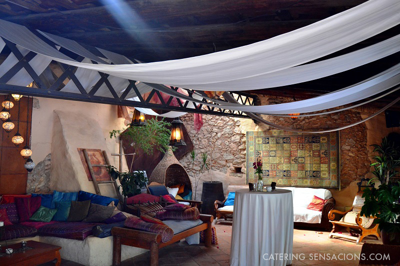 Our outdoors Moroccan Lounge