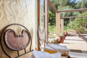 Terrace view from our Mediterranean room