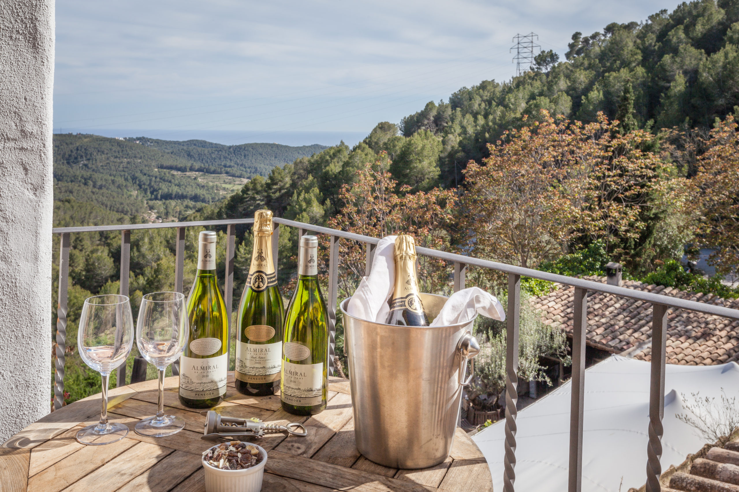 Our cava and amazing views